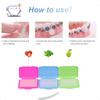 12 Pack Orthodontic WaxColorful Braces Wax Dental Patient Wax Applicator Scraper Kit White With Large Storage Cases.For Braces