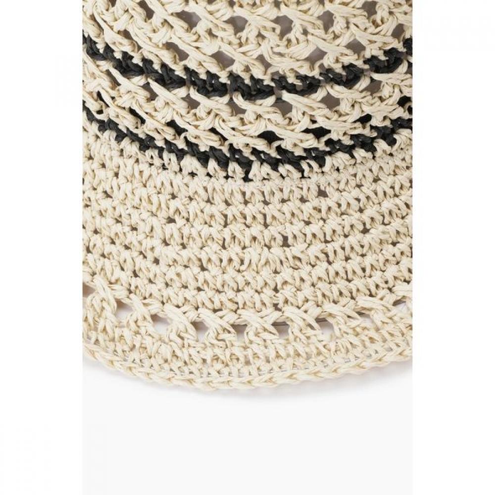 Benetton Benetton Rattan Weave Bungee Hat Bccpa7531