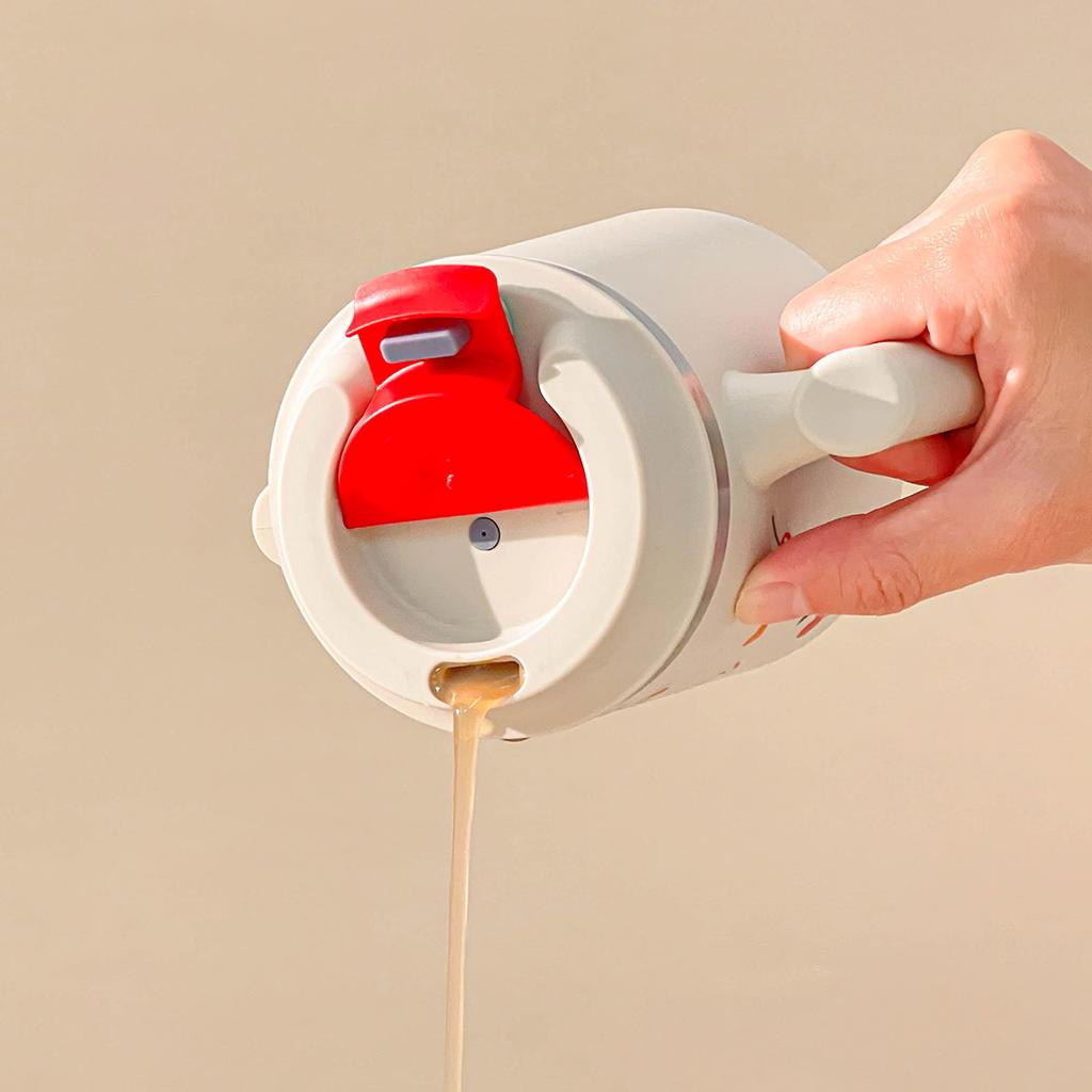 430Ml 304 Stainless Steel Double Walled Coffee Mug With Handle Portable Sealed Water Cup Office Milk Coffee Cup Tumbler