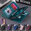 4-layer Card Holder Wallet Bag Case for iPhone Samsung Xiaomi MOTO OPPO VIVO Durable Multi-function Leather Phone Case Cover