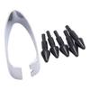 5pcs Stylus Pen Nibs Black 4096 Pressure Sensitivity Plastic Stylus Pen Replacement Tips for Note