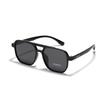 Large Square Glasses Men'S Double Beam Frame Retro Sunglasses Women'S Polarized Sunglasses Men'S