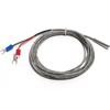 K-type Thermocouple Temperature Probe 1M High Temperature Resistant Metal Shielded Wire Simple Bare Bold Probe