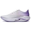 Li Ning Super Lightweight 20 Casual Shock Absorbing Non-Slip Wear-Resistant Low-Top Running Shoes Women Sneakers White Purple ARBT002-10