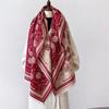 New Warm Cashmere Scarf Winter Large Pashmina Thick Blanket Shawls And Warps Bufanda Foulard Neckerchief Design Echarpe