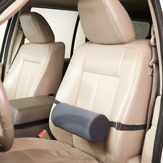 Lumbar Roll Pillow Memory Foam Relieve Back Pain Improve Posture Waist Support Home Vehicle Accessories