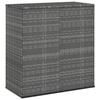 VidaXL Garden Cushion Box Wicker Resin 100x49x103,5 Cm Grey