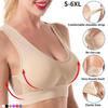 2024 Women's Plus Size S-6XL Seamless Sports Bra Sexy Push-up Bra Boneless Top Wireless Top Tube Top