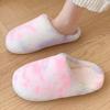 Colorful Fluffy Plush Indoor Cotton Slippers Women Lightweight Soft Bottom Slip On Warm Slippers  New Fur Home Couple Slides