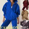 Autumn and Winter Women's Sports and Leisure Sweater Suit Tracksuit Long Sleeve Loose Sweatshirt Women Pocket Hoodie Pants