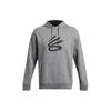 Curry Splash Logo Printed Hoodie Men Hoodies Dark-Gray 1380839-025