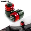 For Suzuki V STROM 650 1000 V STROM 650 1050/ XT DL250 DL650 DL1000 Motorcycle Tire Stem Cap Accessories CNC