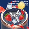 Double Cup Multifunction Portable Electric Fruit Juicer 6 Blades Blender Bottle Fresh Juice Smoothie Blender USB Charging Juicer