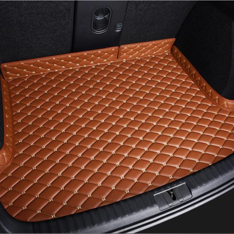 PU Leather Custom Car Trunk Mats for Nissan Gt-R X-Trail Quest Patrol Cefiro Interior Details Car Accessories Carpet All Models