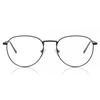 Овальные очки с полной оправой Gunmetal Grey Smartbuy Collection Akami 920f Fashion Unisex Eyeglasses