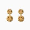 FITZGERALD LOVE FRANCOIS FLORAL GOLD DOUBLE Earring