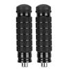 Qiilu Motorcycle Foot Pegs Anti-Slip Foot Pegs Left and Right Set M8 Thread CNC