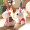 Cute Cute West Highland Puppy Pendant Plush Toy Doll Bag Hanging Keychain Rag Doll Doll Doll