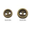 Two Holes Accessories Mini Metal Buttons Clothing Sewing Craft DIY Doll Clothes Dolls Strap Buckles