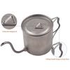 400ml Pour Over Kettle Gooseneck Coffee Kettle and Cup Set with Removable Coffee Spout and Folding Handle