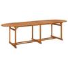VidaXL Solid Acacia Wood Garden Dining Table Patio Dining Table Outdoor Table Terrace Furniture 315950