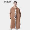 PORTS Women's Long Sleeve Commuter Wool Coat