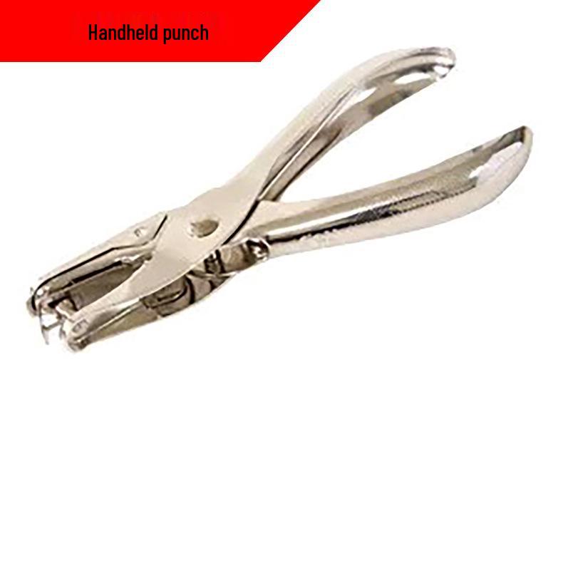 Chenshi Effort-Saving Handheld Metal Hole Punch - Office & Student Use