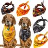 Halloween Print Pet Dog Bandana Towel Scarf Costume Accessorie