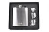 UJack Stainless Steel SUS304 Whiskey Bottle Hip Flask Flask Bottle Matte of (18oz, Finish/Set 4)