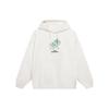 Li-Ning X Phil Hackett Daily Gold Alphabet Logo Embroidered Hoodie Unisex Hoodie Cream AWDT227-2