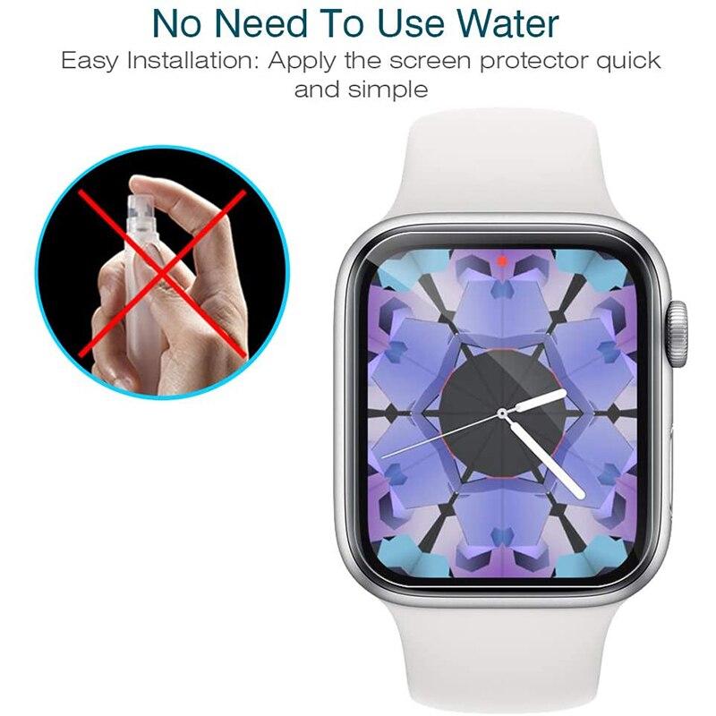 Screen Protector for Apple Watch Series 8 7 6 5 4 3 2 Ultra 49Mm Se 2020 44Mm 40Mm 42Mm 38Mm 38 40 42 44 Mm Protective Film Protection Screenprotector