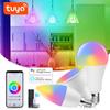 WIFI LED Tuya Smart Light Bulb RGB Bluetooth App Kitchen Lamp Dimmable Bedroom Indoor Lighting Compatible Alexa/Google Home
