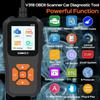 V318 Auto Diagnostic Tool – OBD2 Scanner with Battery Test, Fault Code Reader, Multi-Language Support