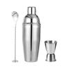 Stainless Steel Mixer, Wine Set, Cocktail Glass, Three-stage Shaker Shaker, Shaker Cup Bar, Three-piece Bar Special