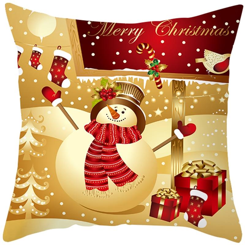 Santa Pillowcase Happy New Year Xmas Gifts Christmas Decor for Home Merry Christmas Ornament Navidad Natal Xmas Gifts