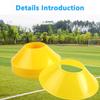 10Pcs Cone Set Football Training Equipment For Kid Pro Disc Cones Agility Exercise Obstacles Avoiding Sport Training Accessories