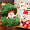 Cute Christmas Series Plush Toy Santa Claus Christmas Tree Deer Plush Toy Christmas Day Home Decoration Kid Toy Christmas Gift