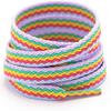 Colorful Flat Shoelaces for Shoes Rainbow Sneakers Laces Gradient Color Low-Cut High Top Canvas Casual Shoelace Shoe Accessories