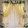 5x10ft Laser Backdrop Curtains For Glitter Wedding Photo Back Drop Cloth Birthday Christmas Photography Background Decor 1 Panel
