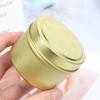 DIY Round Candle Jars 4Oz Aluminum Tins With Lids Cosmetic Sample Containers Storage Organizer