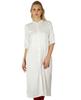 Women White Tunic 3 4 Sleeve Rayon Custom Kurta Kurti Casual Formal