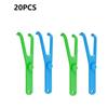 10/20Pcs Dental Floss Holder Y Shape Plastic Dental Floss Rack Reusable Pick Holder Teeth Clean Care Tool Without Dental Floss