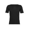 Logo Print Loose Fit Crew Neck T-Shirt Men Tops Black 1357001-001