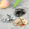 2X Metal Lock Bag Case Buckle Clasp For Handbags Shoulder Bags Purse Accessories