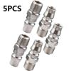 For Nitto Style Coupling Thread Adapter Air Fitting 5pcs