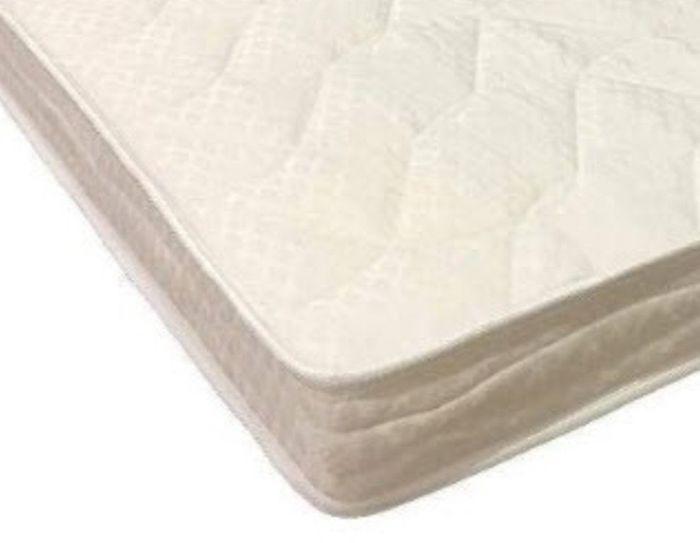 Firm Support Mattress with Memory Foam Contact Surface 80x190 Cm, Thickness 14 Cm - 5 Comfort Zones - High Resilience Polyurethane Latex Core