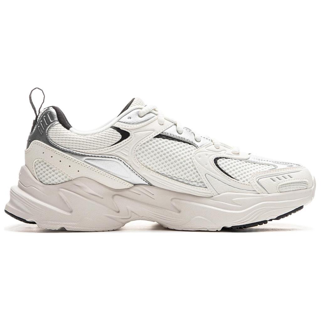 Li Ning Meteor 2K ретро мода универсальная толстая подошва амортизация нескользящая износостойкая поддержка увеличенная высота низкий верх папины туфли AGCU329-1