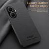 For POCO F7 5G Car Built-in Magnetic Cover for POCO F 7 Mi POCOF7 Luxury Business Leather Soft Frame Matte Protective Case