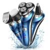 Electric Shaver Mans Hair Clipper 4 In 1 Electric Razor Rotary Shaving Machine Rechargeable Grooming Kit Wet/Dry