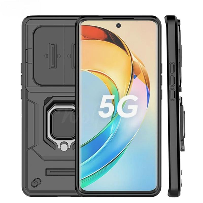 Shockproof Case For Honor Magic 6 Lite Case Honor Magic 6 Lite Ring Holder Magnetic Cover For Honor Magic 6 Lite 5G Push Window